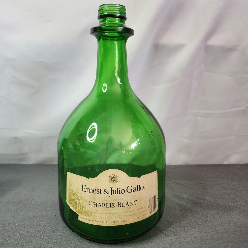 Ernest & Julio Gallo Chablis Blanc Empty Wine Bottle